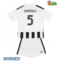 Juventus Manuel Locatelli #5 Hjemmedraktsett Barn 2026-27 Kortermet (+ Korte bukser)